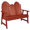 Highwood Usa 4ft Hamilton Dining Height Bench Outdoor Furniture for Patio, Backyard, Garden AD-BEN-HM1-RED - alternate 1